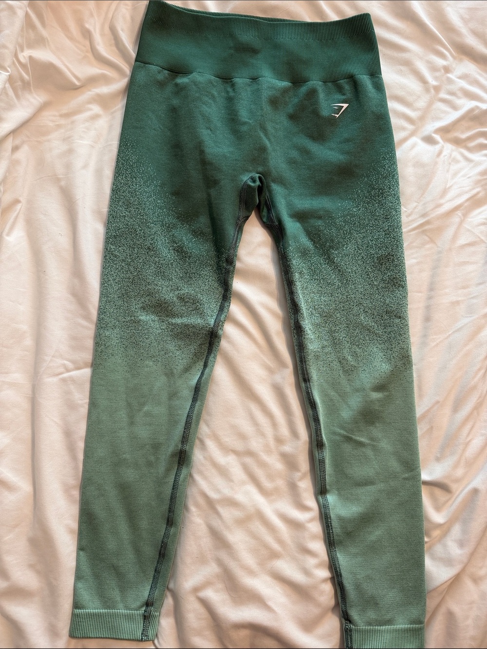 Gymshark Deep Green Ombre Seamless Leggings